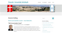 Desktop Screenshot of dansk-israelsk-selskab.dk