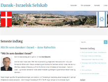 Tablet Screenshot of dansk-israelsk-selskab.dk